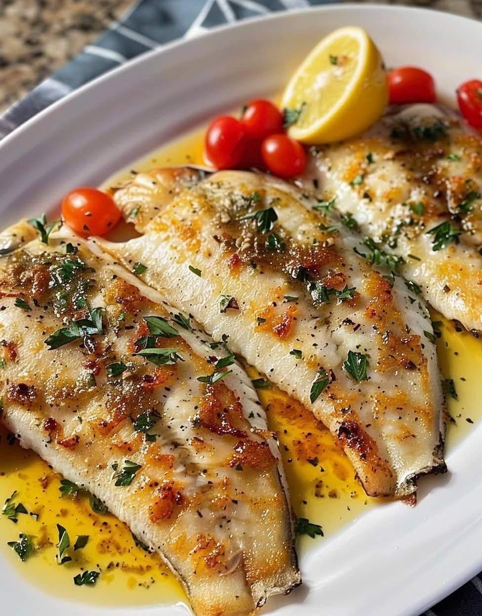 Filet de capitaine sauté à l'ail