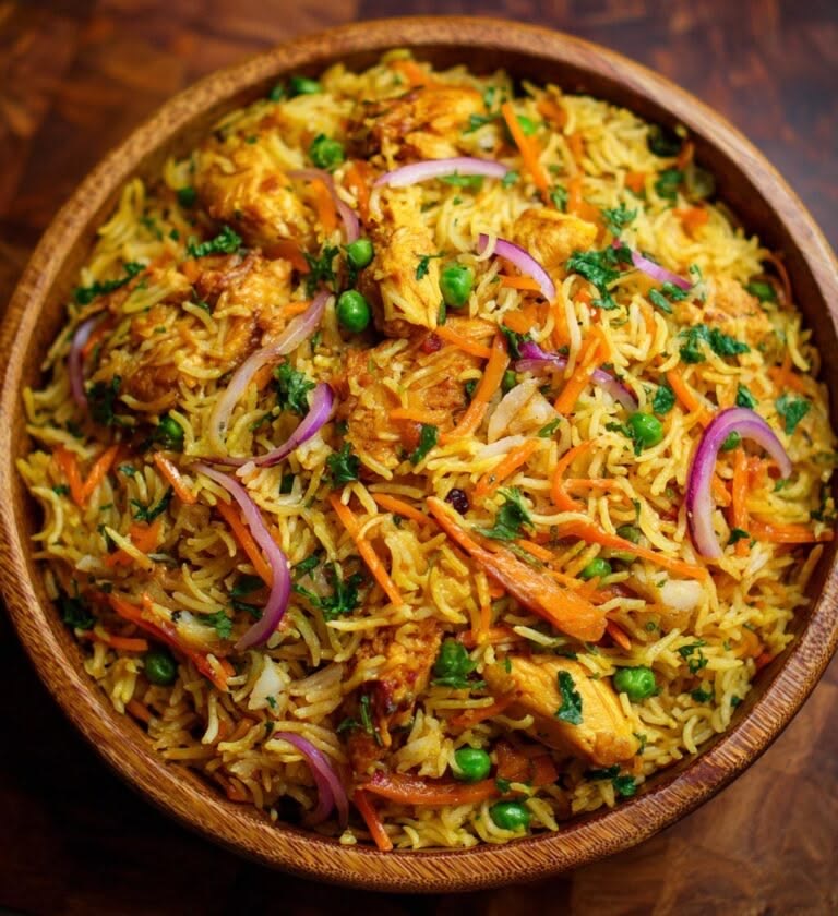 Biryani au poulet (indien)