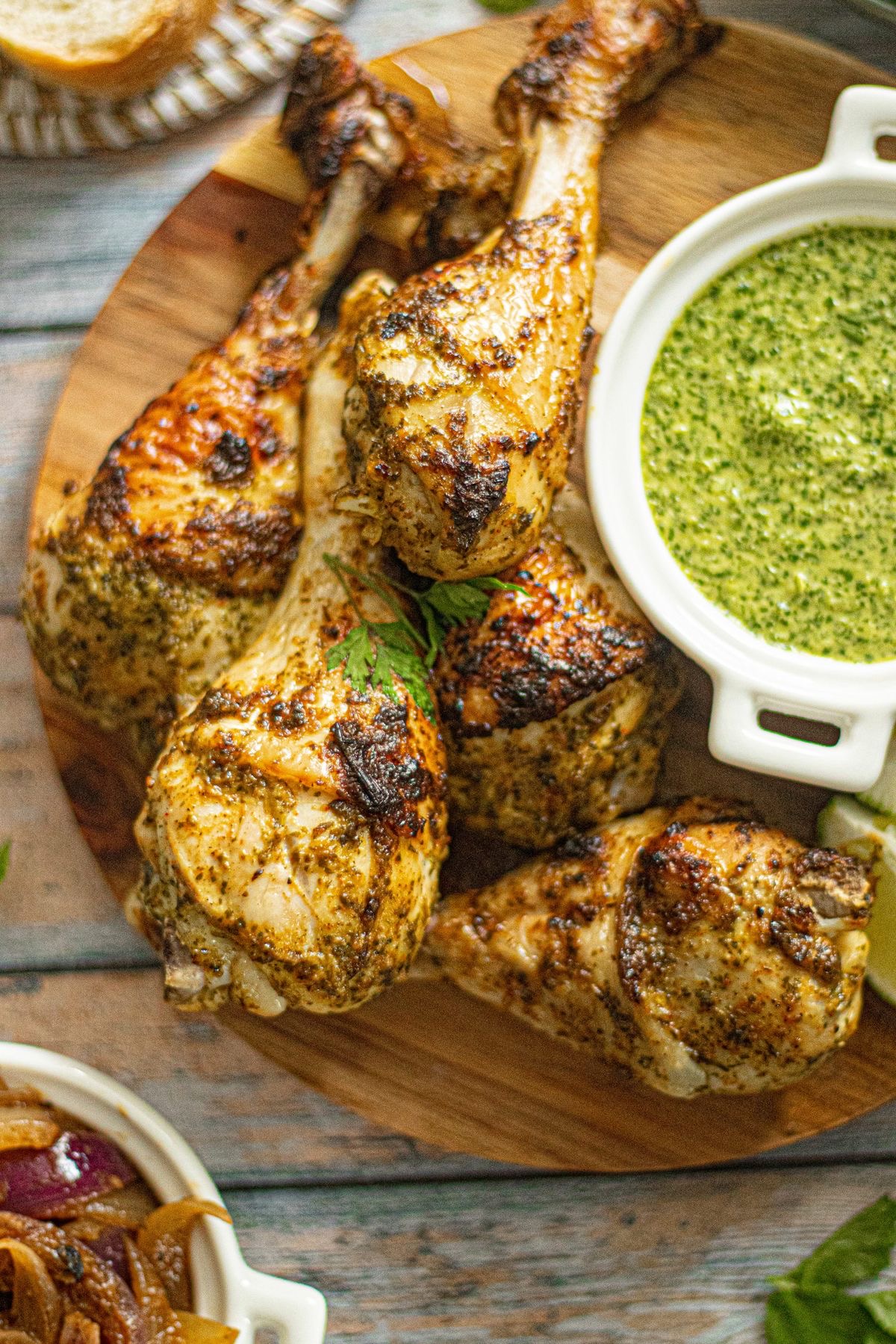 Poulet sauce verte